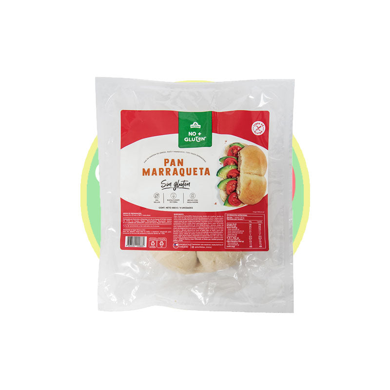 Pack 3 Marraqueta 480g - Chile Sin Gluten