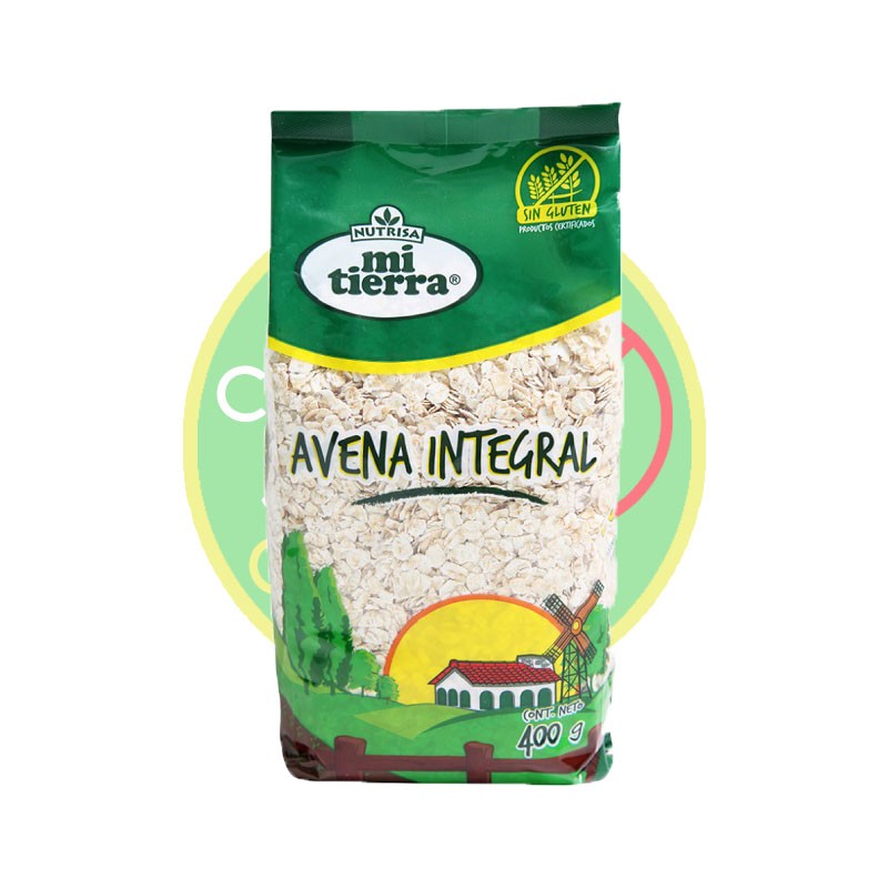 Avena Integral libre de gluten 400g   - Chile Sin Gluten
