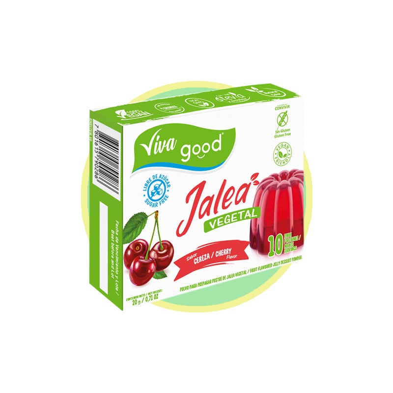 Jalea Vegetal Cereza 20g - Chile Sin Gluten