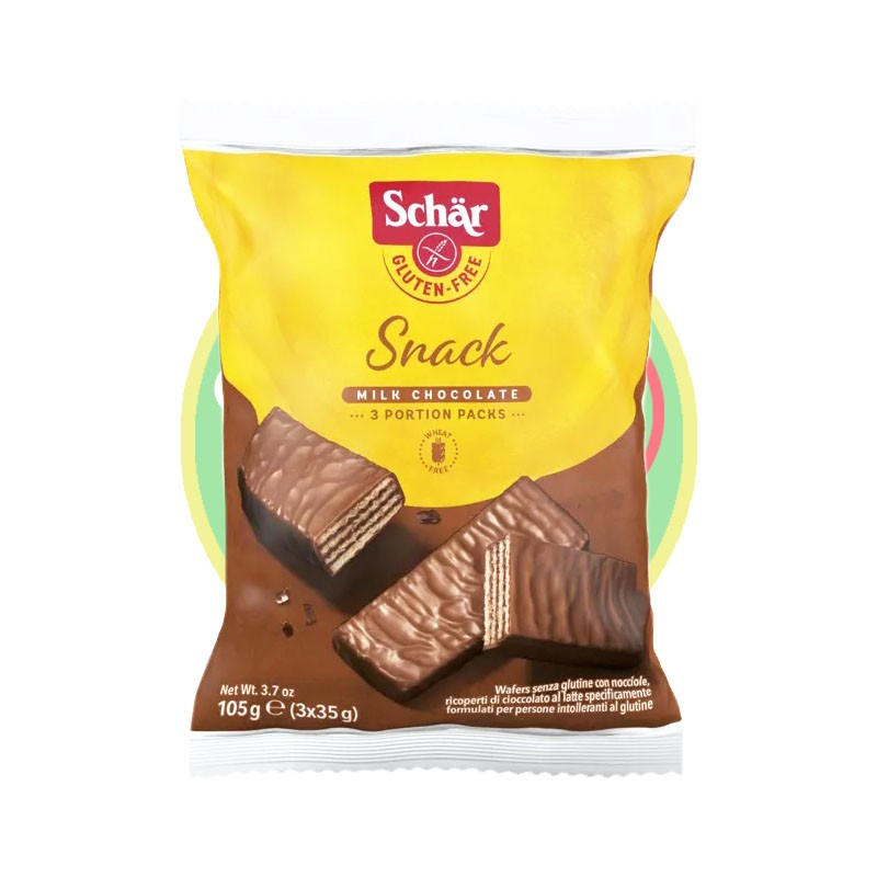 Obleas Chocolate Avellana 105g sin huevo - Chile Sin Gluten