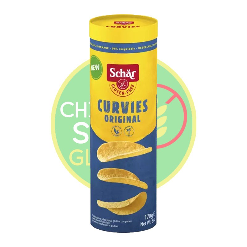 Curvies original 170g sin huevo, vegano - Chile Sin Gluten