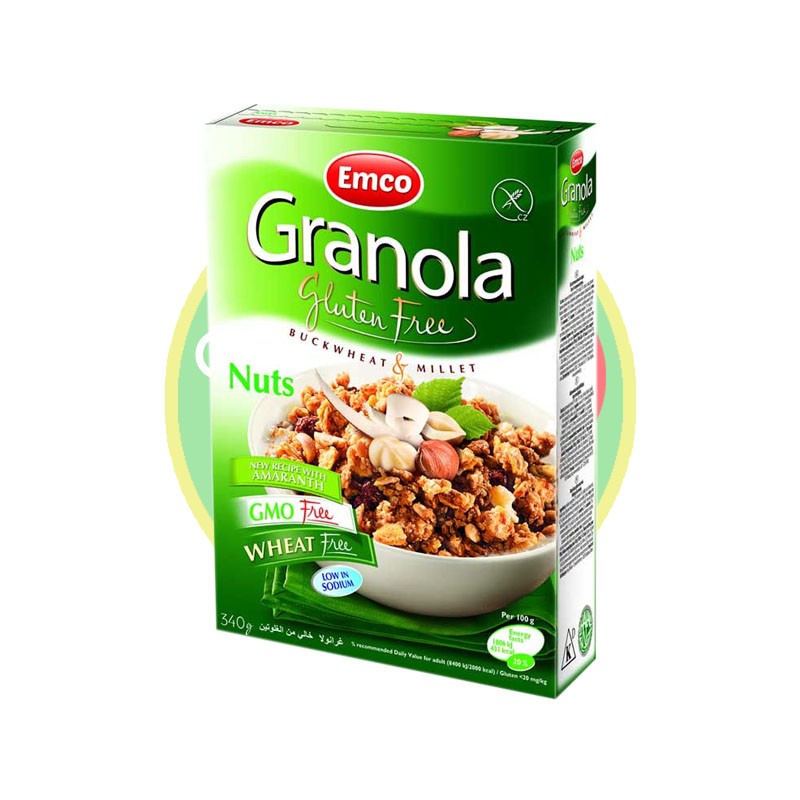 Granola Frutos secos 340g   - Chile Sin Gluten