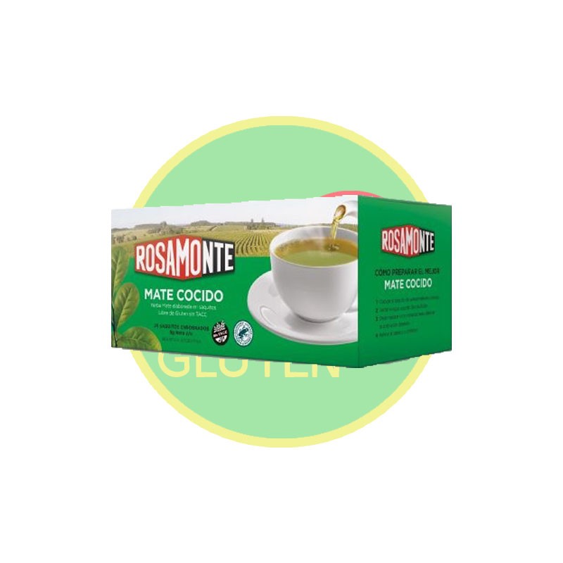 Yerba Mate bolsitas Rosamonte 25u - Chile Sin Gluten
