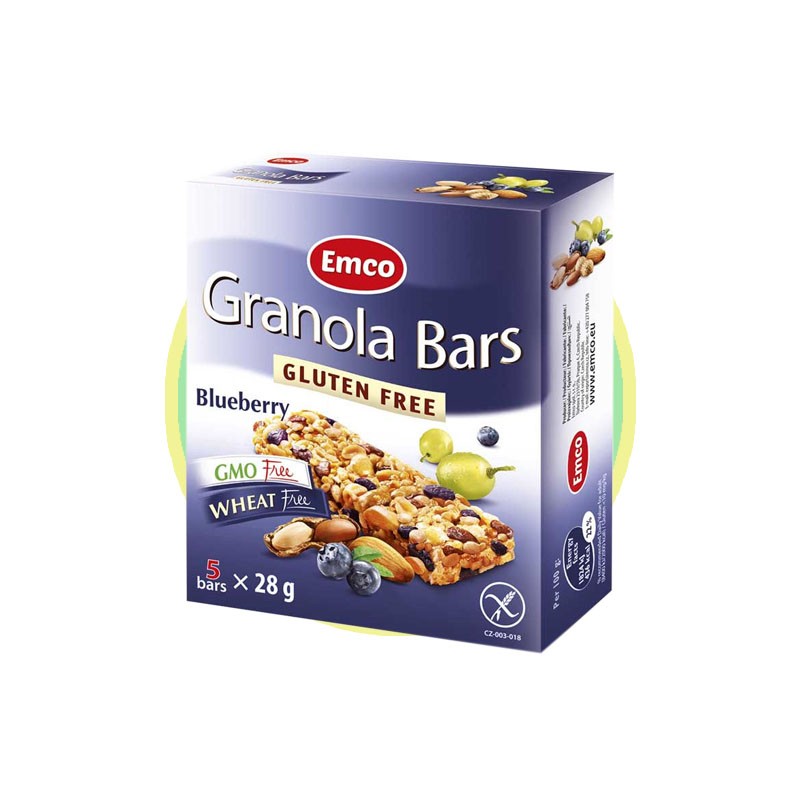 Barras de granola frutas y almendras 5x25g - Chile Sin Gluten
