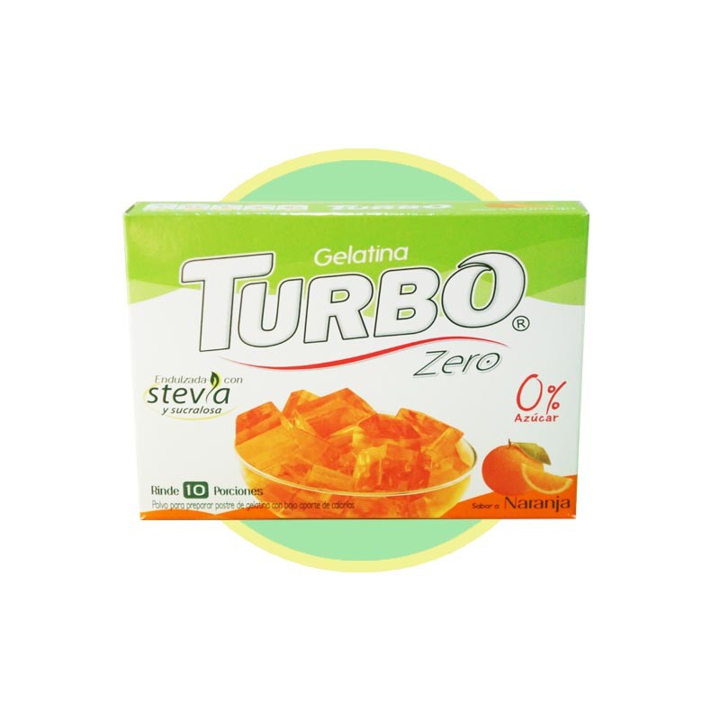 Jalea Turbo Zero Naranja 22g - Chile Sin Gluten