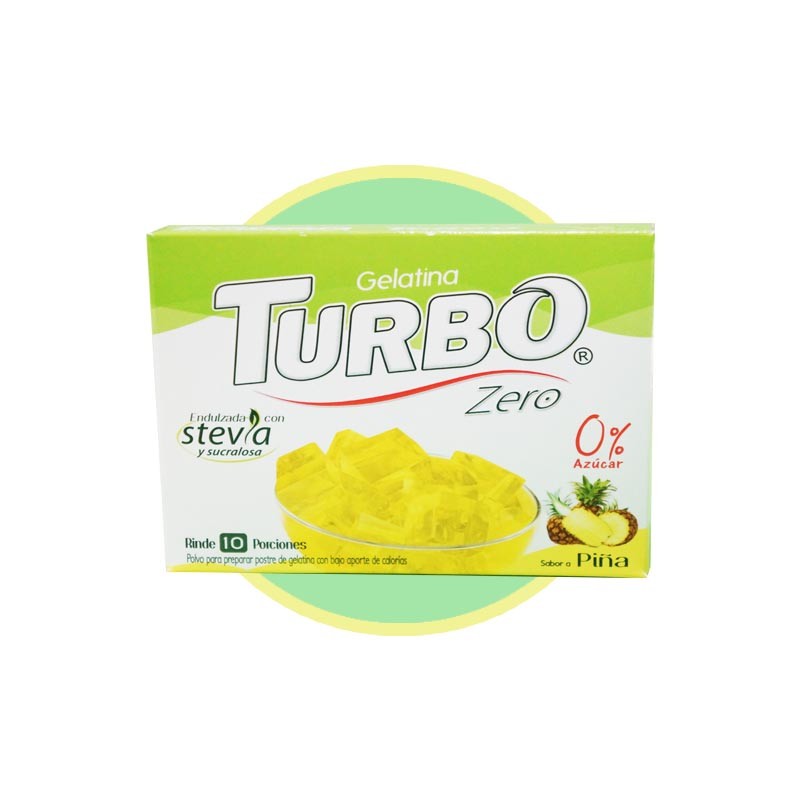 Jalea Turbo Zero Piña 22g - Chile Sin Gluten