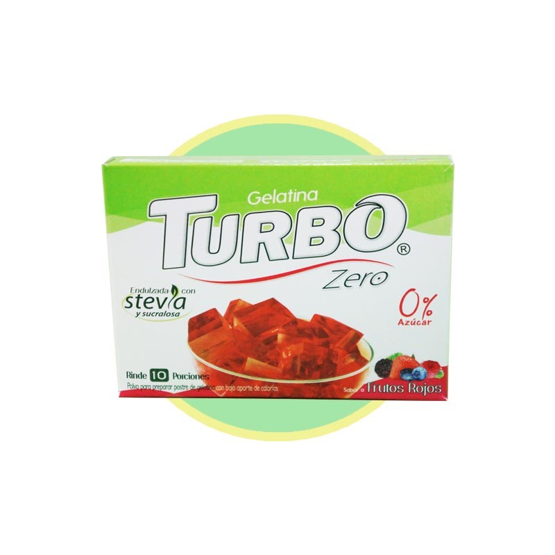 Jalea Turbo Zero frutos rojos 22g - Chile Sin Gluten