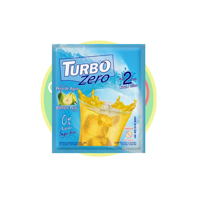 Jugo Turbo Zero Sabor Pera 10u - Chile Sin Gluten