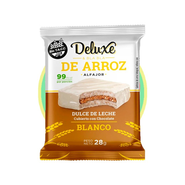 Alfajor de arroz Blanco 28g   - Chile Sin Gluten