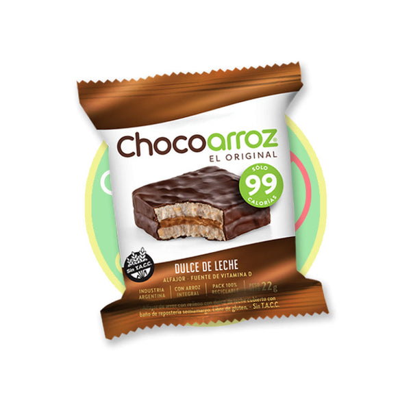 Pack 6 Choco arroz dulce de leche 22g