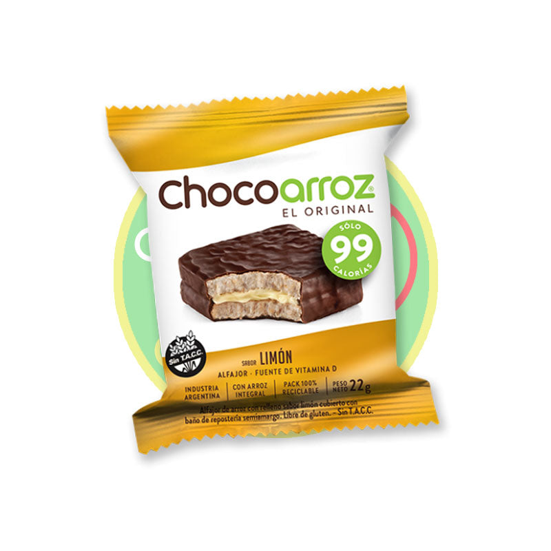 Alfajor sin gluten choco arroz 22g