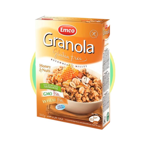 Granola Miel y frutos secos 340g   - Chile Sin Gluten