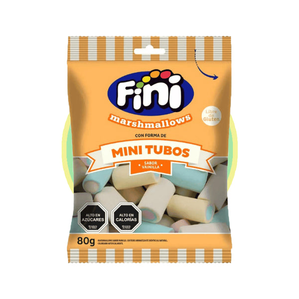 Marshmallows mini tubos 80g Fini   - Chile Sin Gluten