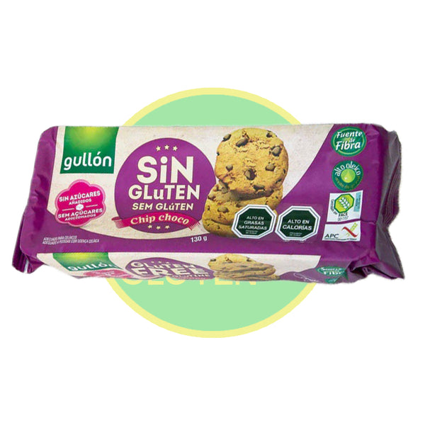 Galleta sin gluten chip choco gullon 130g