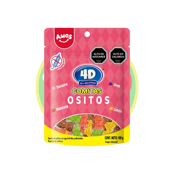 Gomitas de Ositos Amos 100g   - Chile Sin Gluten