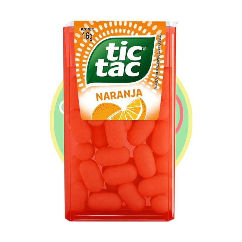 Tic tac naranja 16g   - Chile Sin Gluten