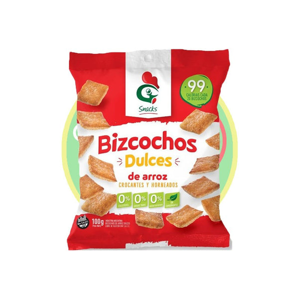 Bizcochos Dulces 100g   - Chile Sin Gluten