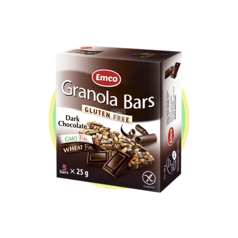 Barras de granola Dark Chocolate 5x25g   - Chile Sin Gluten