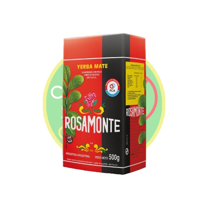 Yerba Mate Rosamonte 500g   - Chile Sin Gluten